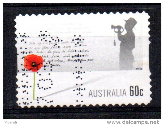 Australia - 2011 - Remembrance Day (Self Adhesive) - Used - Oblitérés