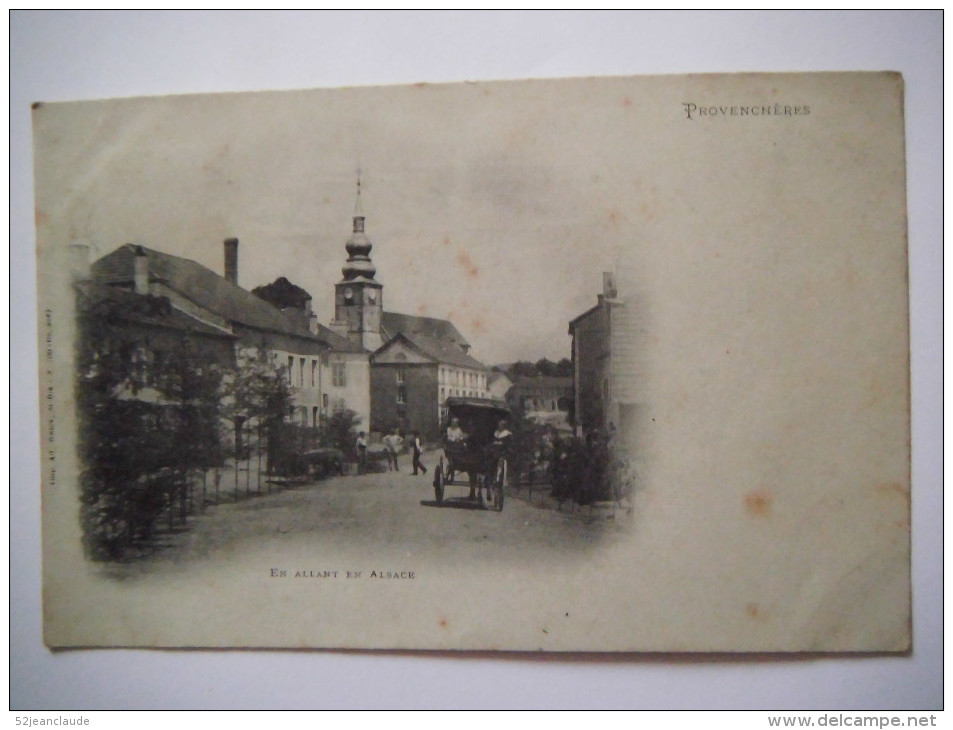 Centre ,rare , Animation ,1901 - Provencheres Sur Fave