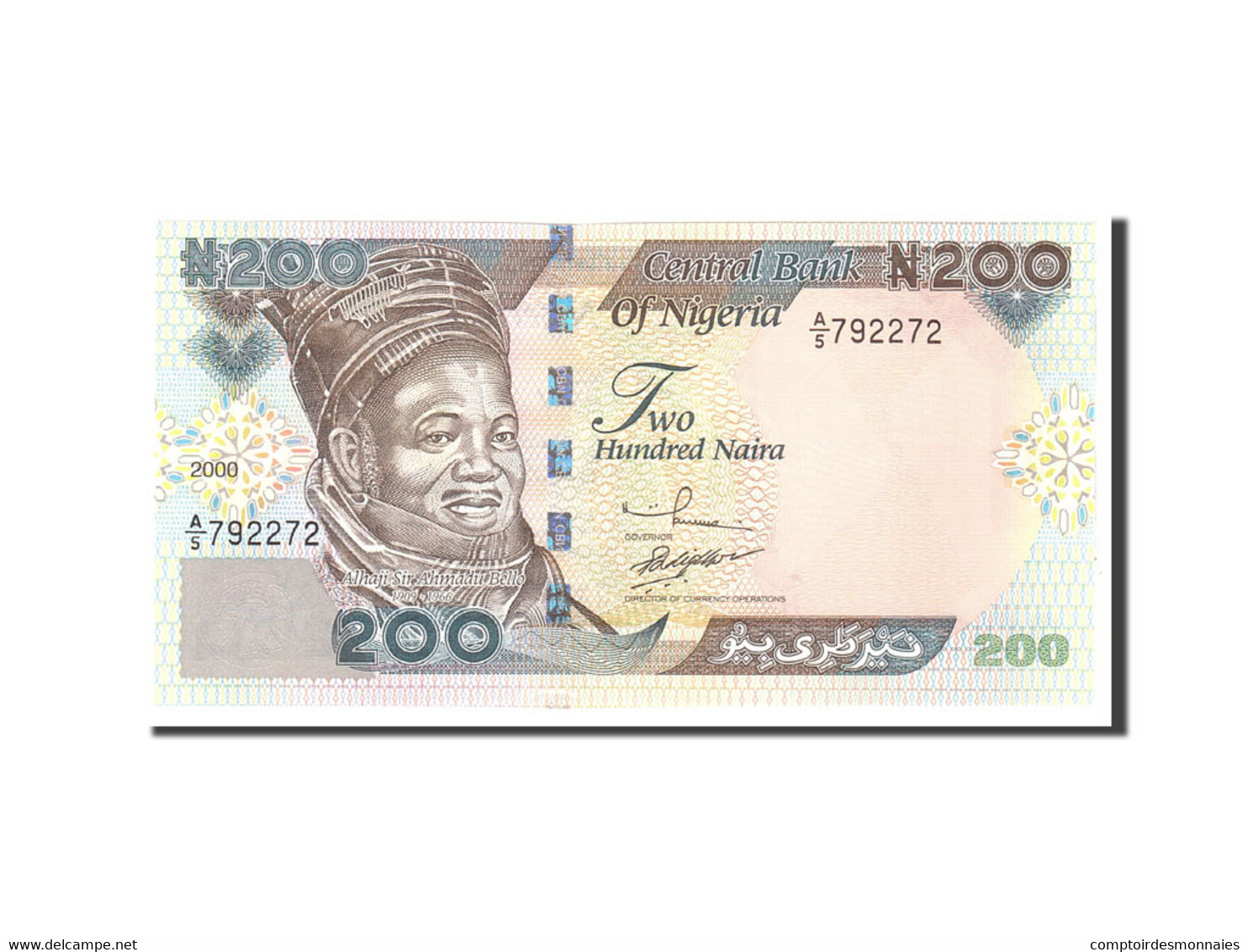 Billet, Nigéria, 200 Naira, 2000, Undated, KM:29a, NEUF - Nigeria