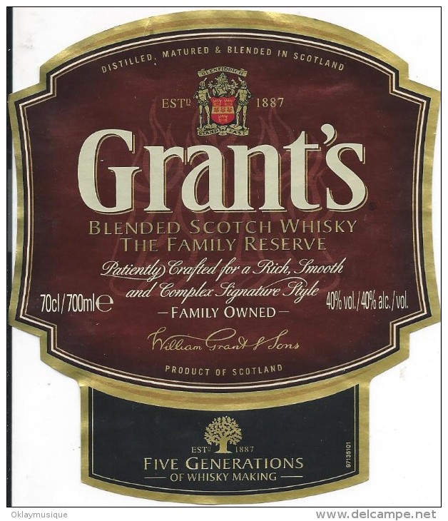 Grant's 70cl - Whisky