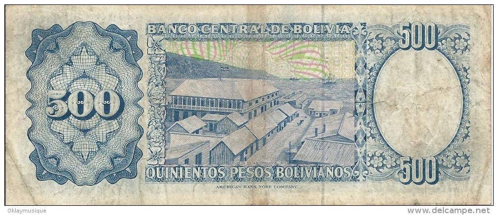 500 Pesos Bolivianos 1981 - Bolivië