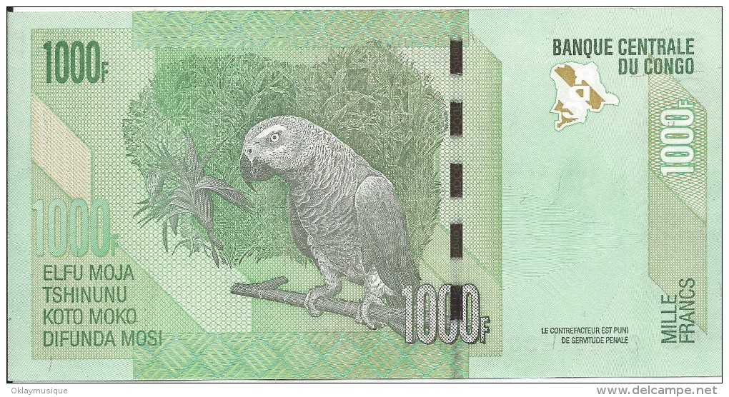 1000 Francs 2005  Congo - República Del Congo (Congo Brazzaville)