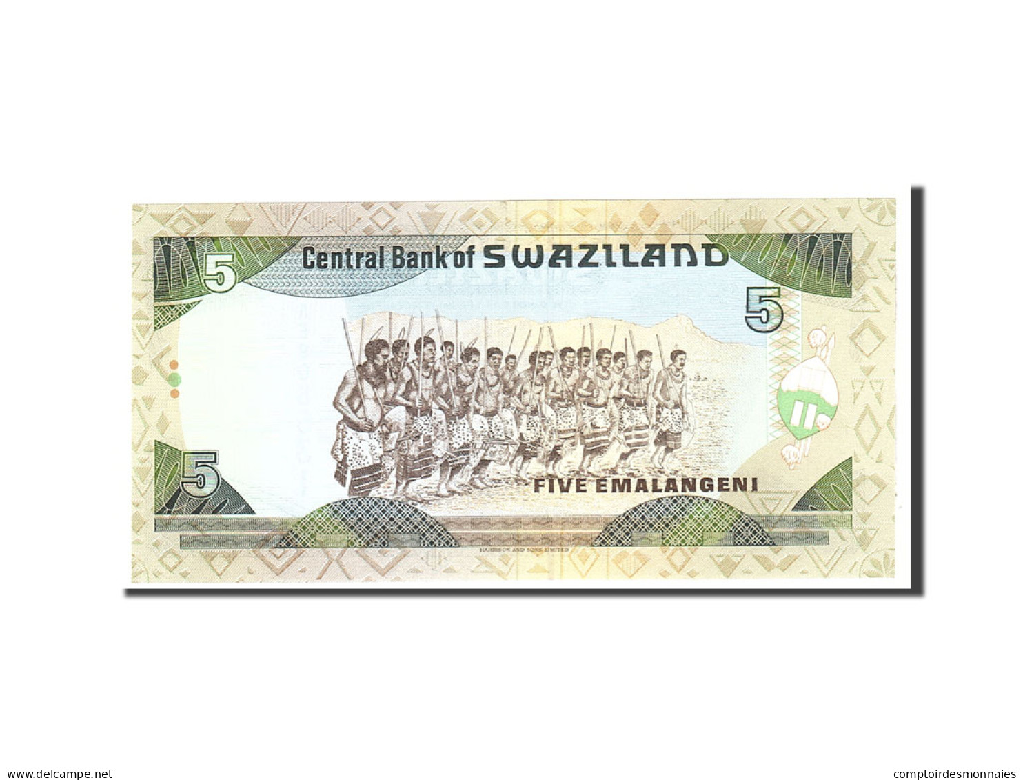 Billet, Swaziland, 5 Emalangeni, 1995, Undated, KM:23a, NEUF - Swasiland