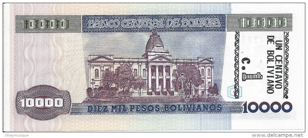 10000 Pesos Bolivianos - Bolivia
