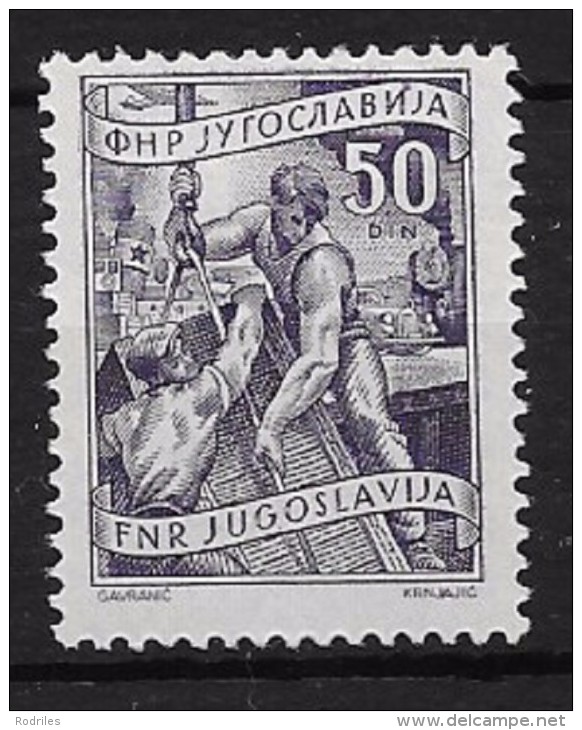 YUGOSLAVIA YVERT Nº 560A* - Unused Stamps