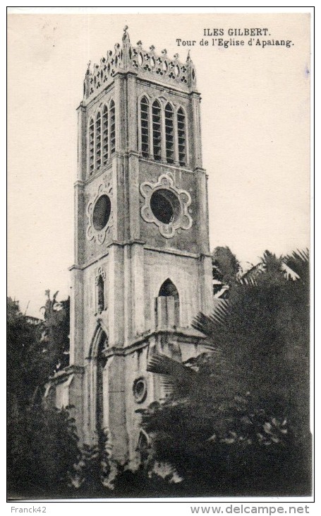 Kiribati. Iles Gilbert. Tour De L'eglise D'apaiang - Kiribati