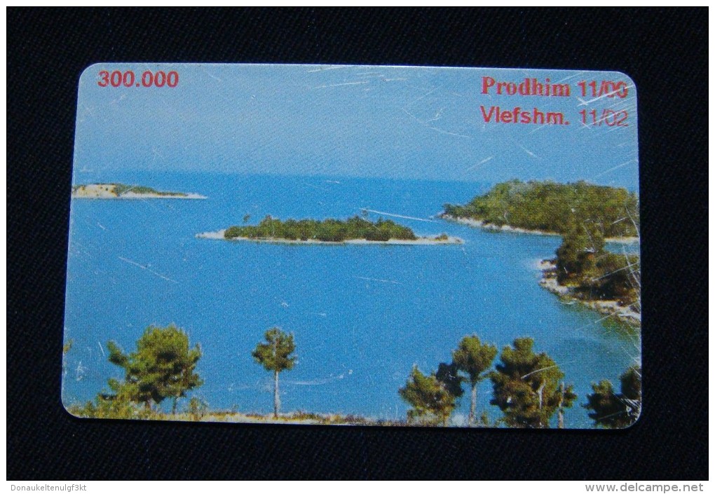 ALBANIA CHIP CARD 50 UNITS 2001, GOOD QUALITY, USED. - Albania