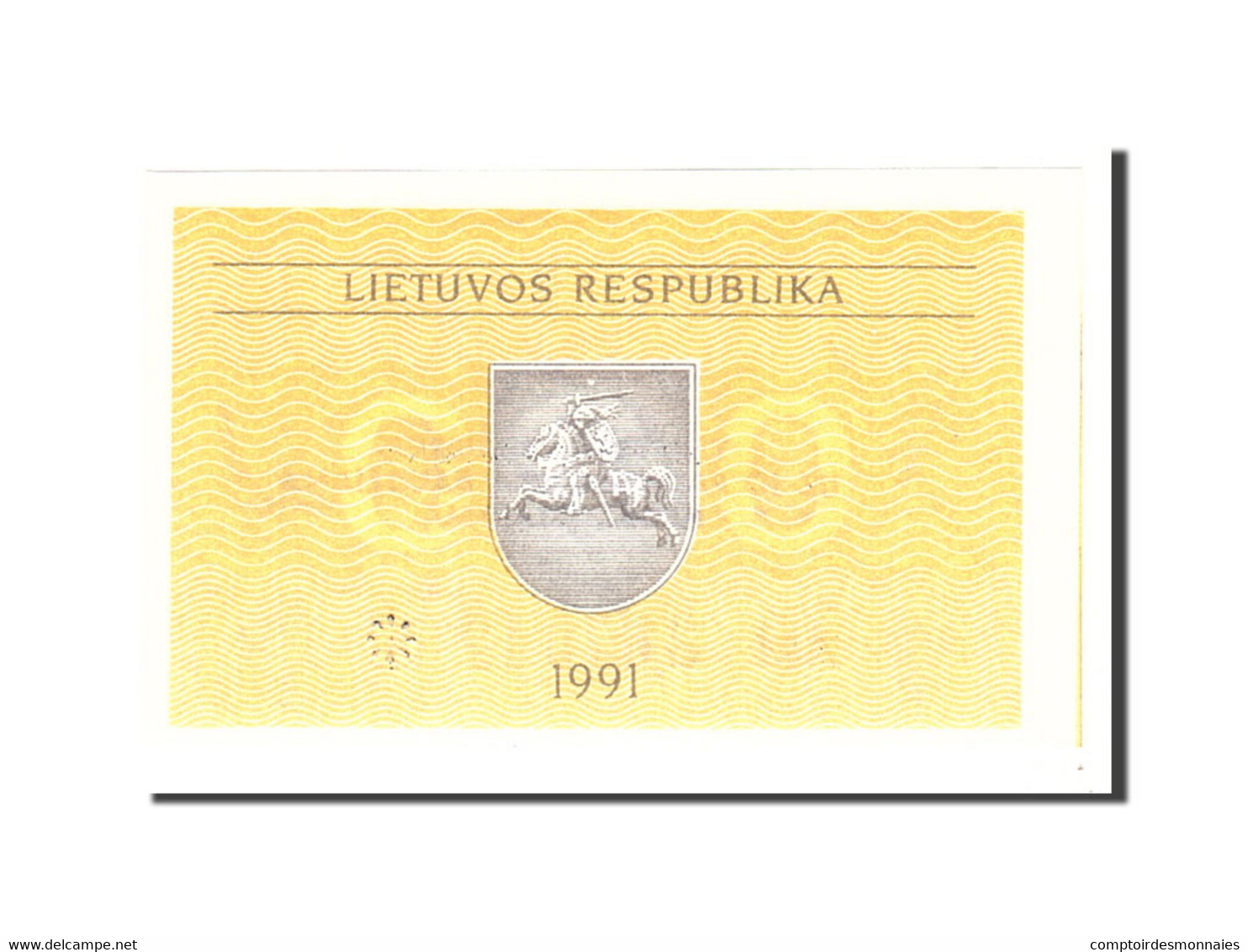 Billet, Lithuania, 0.20 Talonas, 1991, Undated, KM:30, NEUF - Litouwen