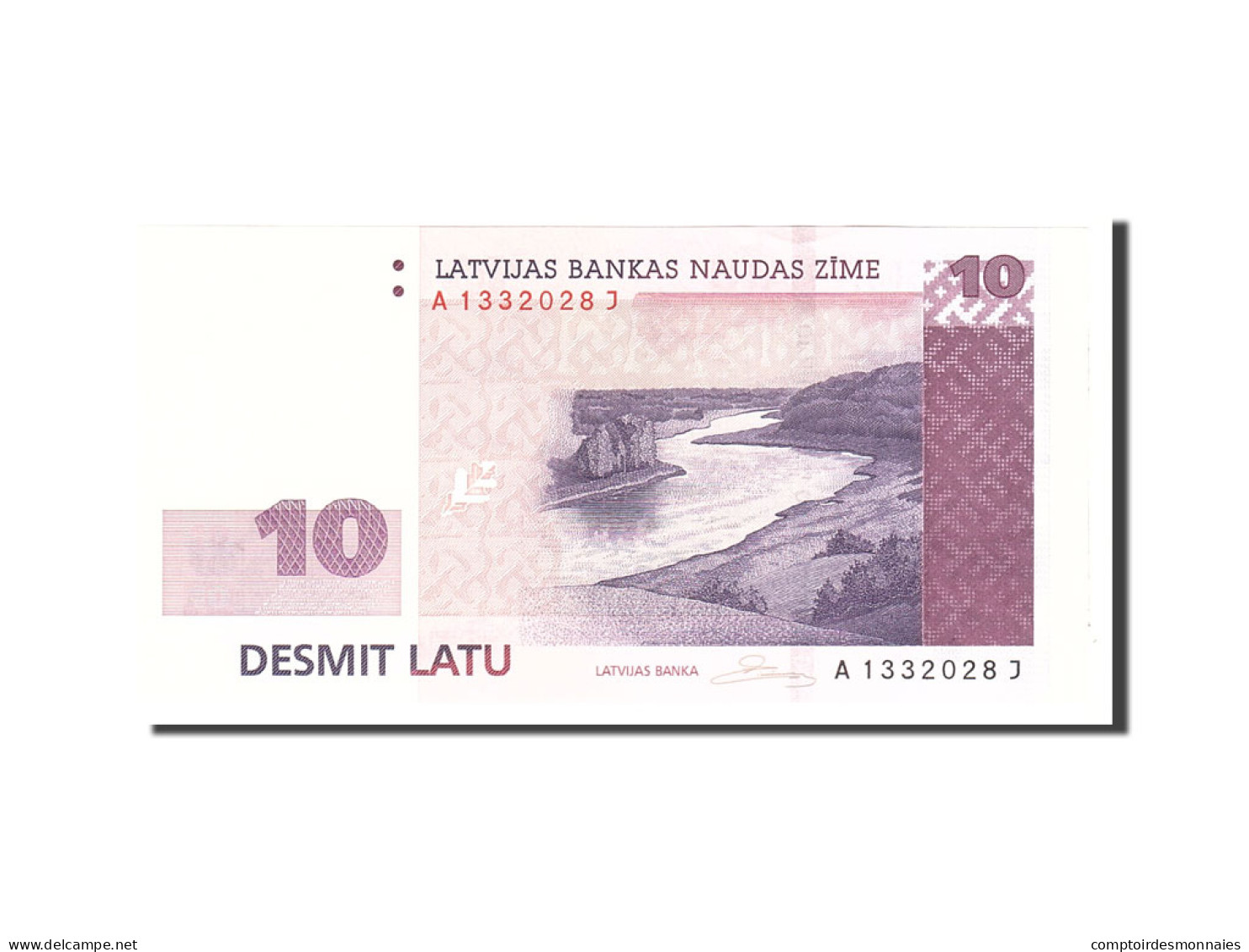 Billet, Latvia, 10 Latu, 2008, Undated, KM:54, NEUF - Latvia