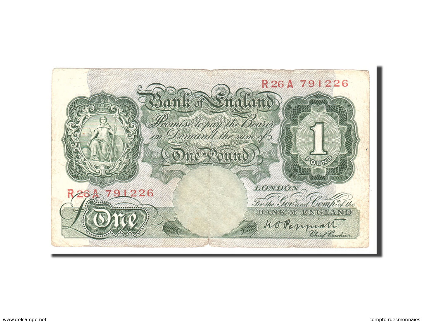 Billet, Grande-Bretagne, 1 Pound, 1948, Undated, KM:369a, TB - 1 Pond