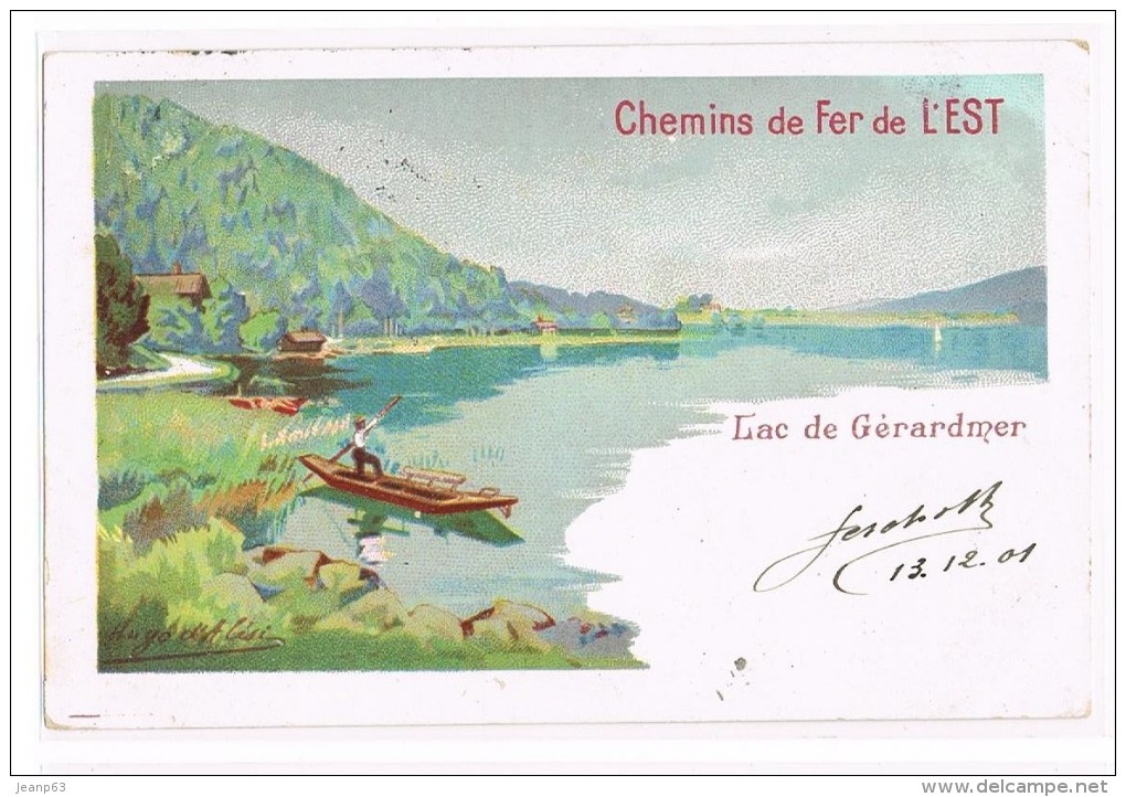 Chemins De Fer De L´EST  Lac De Gérardmer - D'Alési, Hugo