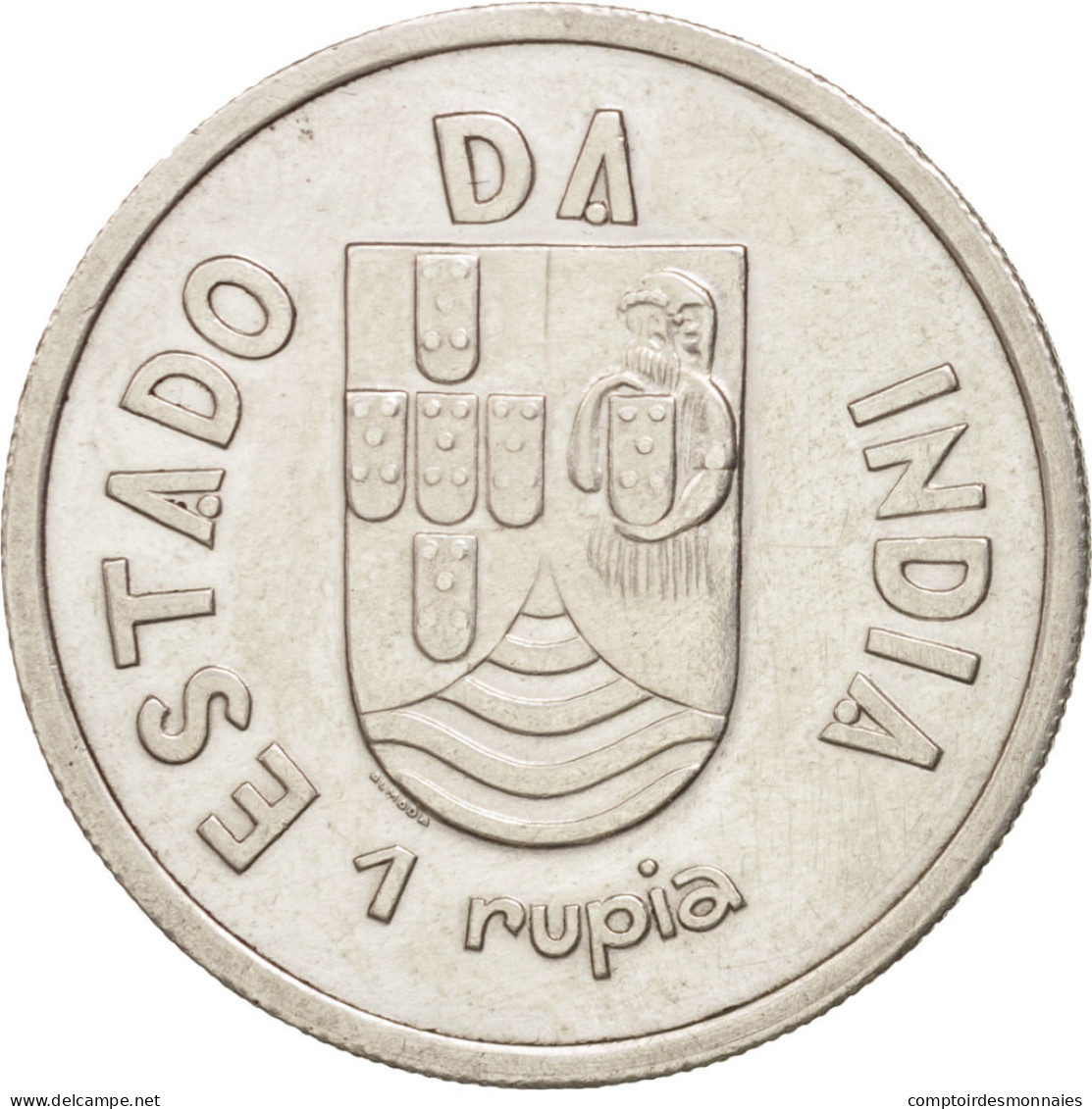 Monnaie, INDIA-PORTUGUESE, Rupia, 1935, SUP, Argent, KM:22 - India
