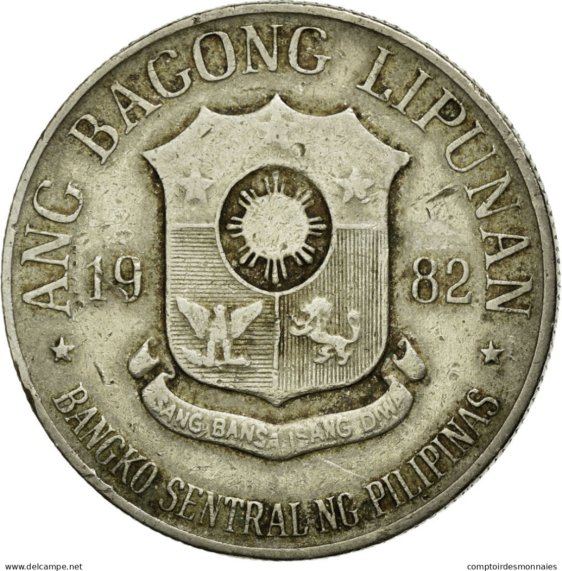 Monnaie, Philippines, Piso, 1982, TTB, Copper-nickel, KM:209.2 - Philippinen