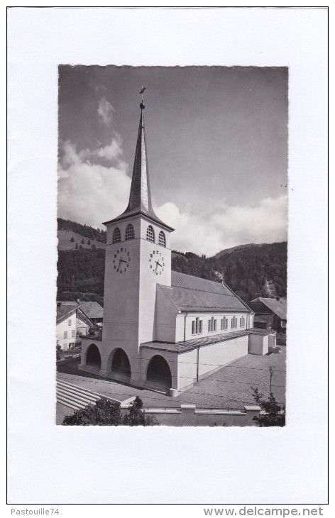 Grandvillard  (Haute  Gruyère).  L'église - Grandvillard