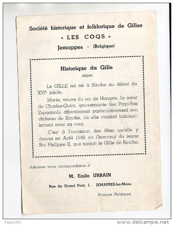 28 K ) BELGIQUE - JEMAPPES - LES COQS - 18cmX 13 Cm - Autres & Non Classés