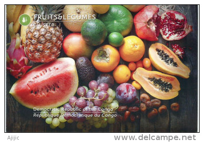 REPUBLIQUE DEMOCRATIQUE DU CONGO.EXPO MILAN 2015 "Feeding The Planet", Carte Officielle Du Cluster Fruits & Légumes - 2015 – Milan (Italie)