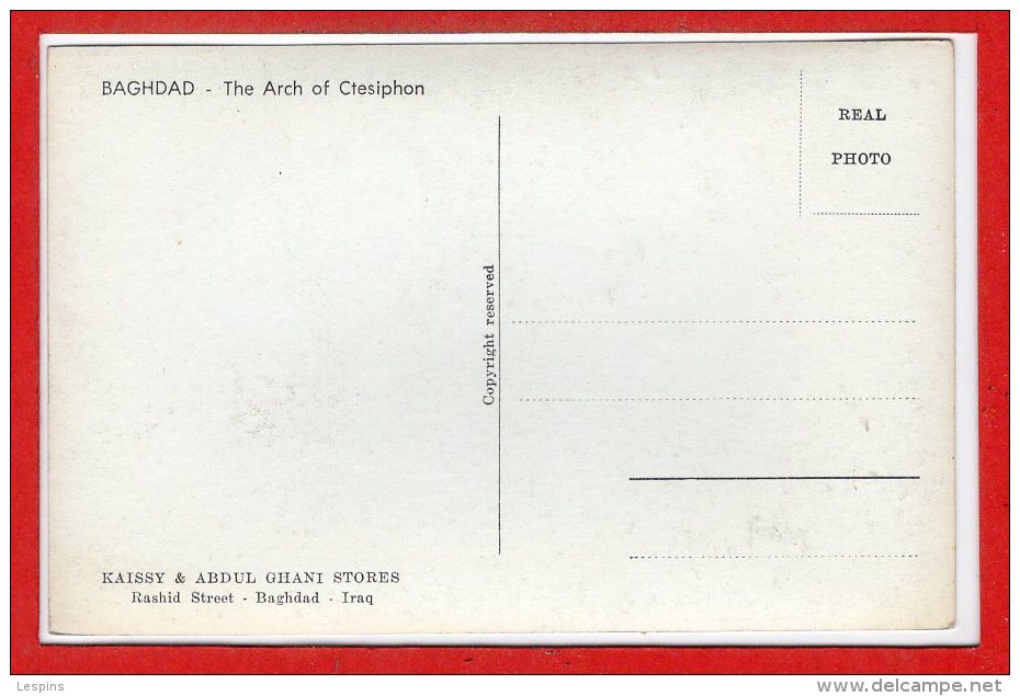ASIE - IRAQ --  Baghdad - The Arch Of  Ctesiphon - Iraq