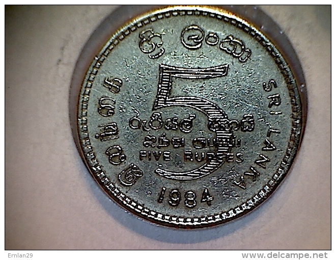 Sri Lanka 5 Rupees 1984 - Sri Lanka