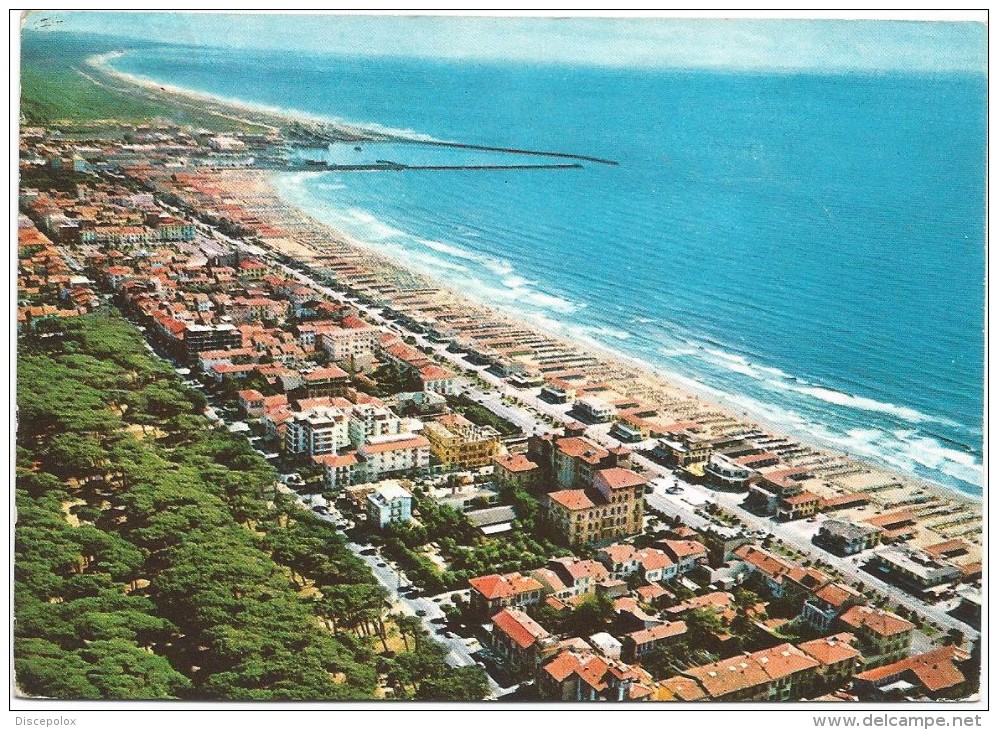 O1793 Viareggio (Lucca) - Panorama Aereo Vista Aerea Aerial View Vue Aerienne / Viaggiata 1965 - Viareggio