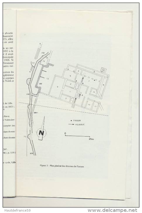 Libro REVUE DU NORD Signée   LXII 247 F1 10-12-1980  Archéologie Fouilles Thermes Gallo Romains De FAMARS Planches - Picardie - Nord-Pas-de-Calais