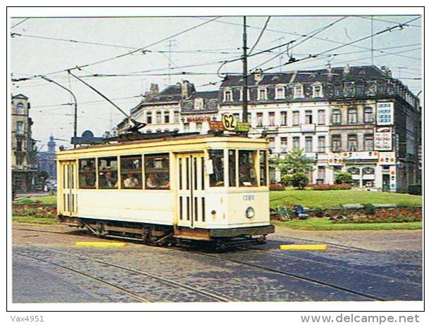 9   STE DES TRANSPORTS INTERCOMMUNAUX DE BRUXELLES JUILLET 1971 MOTRICE 1380 PLACE BARA - Tramways