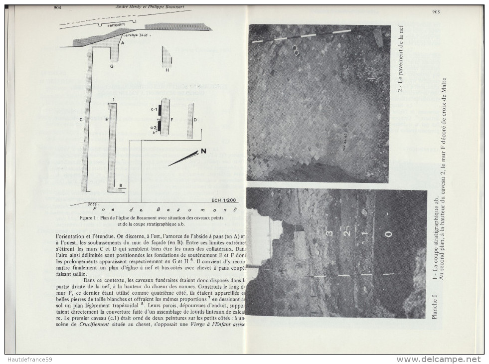 Libro REVUE DU NORD F2 LXII 247  10  12/1980 Archéologie Fouilles Thermes Gallo Romains De FAMARS Avec Planches - Picardie - Nord-Pas-de-Calais