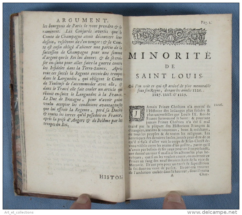 La Minorité De Saint Louis Avec L'Histoire De Louis XI Et De Henri II / Antoine Varillas / Seconde édition 1687 - Tot De 18de Eeuw