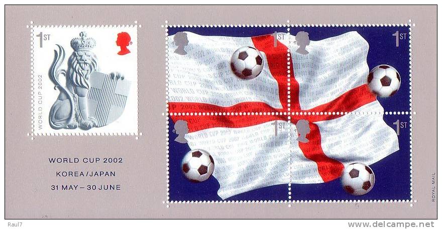 GRAND-BRETAGNE 2002 -Football, Mondial Japan 2002 - BF Neufs// Mnh - Unused Stamps