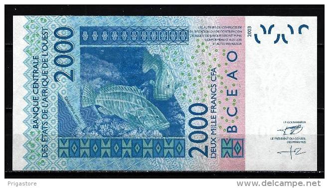 West African States - Afrique De L´ouest Côte D´Ivoire 2011 Billet 2000 Francs Pick 116 H Neuf 1er Choix UNC - Ivoorkust