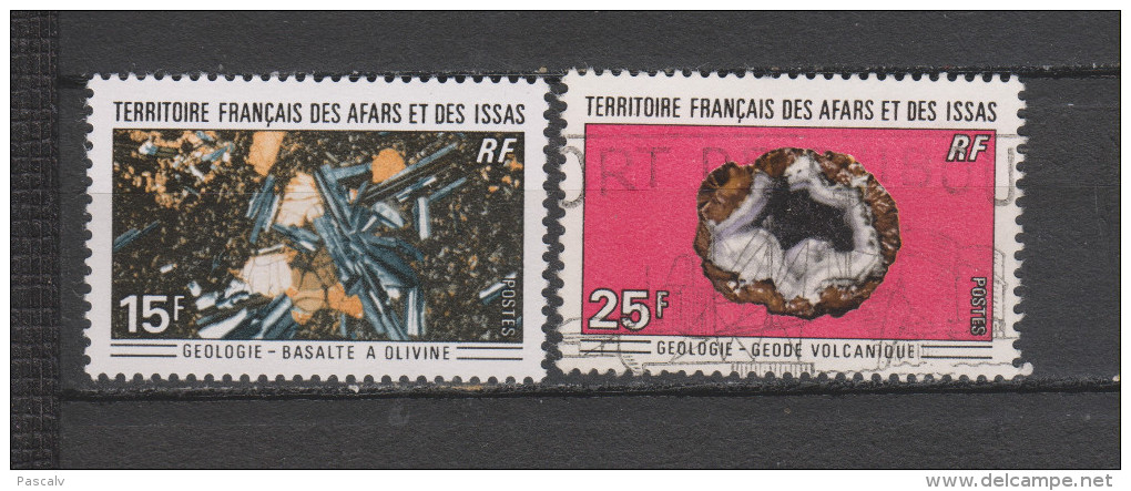 Yvert 369 / 370 Oblitérés Géologie - Used Stamps