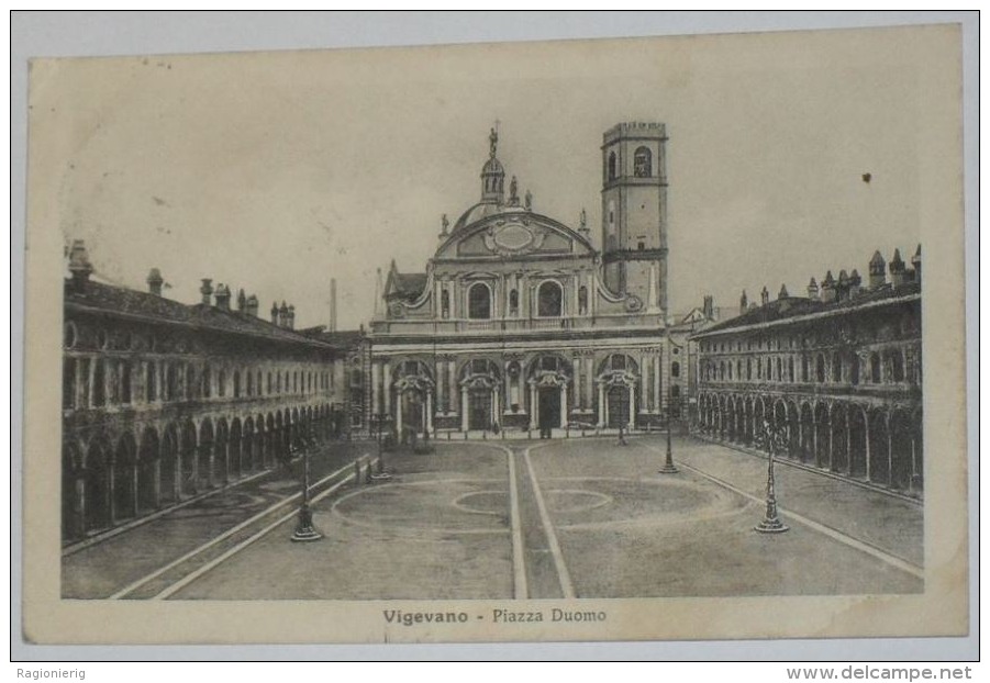 PAVIA - Vigevano - Piazza Duomo - 1915 - Vigevano