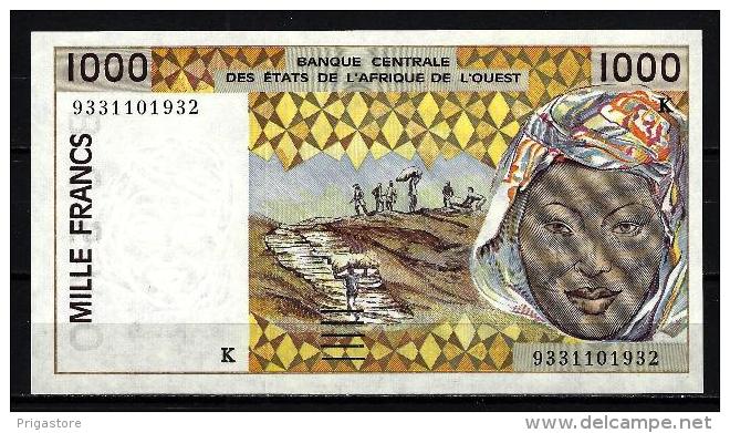 West African States - Afrique De L´ouest Sénégal 1993 Billet 1000 Francs Pick 711 C Neuf 1er Choix UNC - Senegal