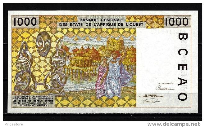 West African States - Afrique De L´ouest Sénégal 1993 Billet 1000 Francs Pick 711 C Neuf 1er Choix UNC - Senegal