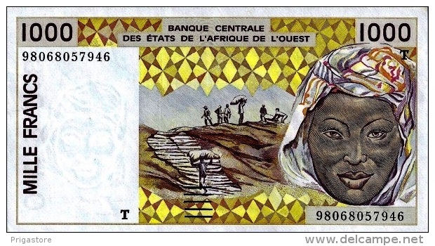 West African States - Afrique De L´ouest Togo 1998 Billet 1000 Francs Pick 811 H Neuf 1er Choix UNC - Togo