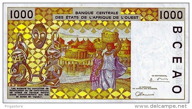 West African States - Afrique De L´ouest Togo 1998 Billet 1000 Francs Pick 811 H Neuf 1er Choix UNC - Togo
