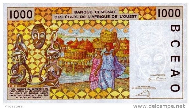 West African States - Afrique De L´ouest Togo 2002 Billet 1000 Francs Pick 811 L Neuf 1er Choix UNC - Togo