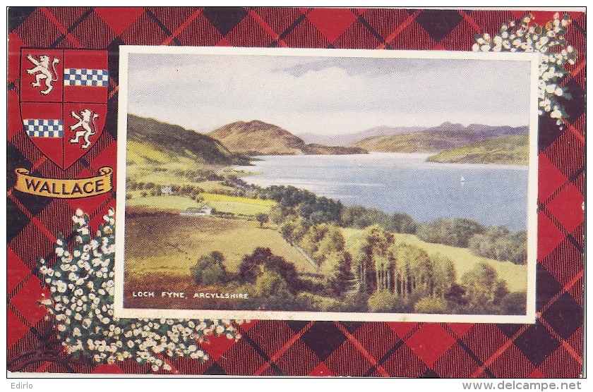 Héraldisme -Wallace - Loch Fyne Agyllshire   -  Unused TTB - Argyllshire