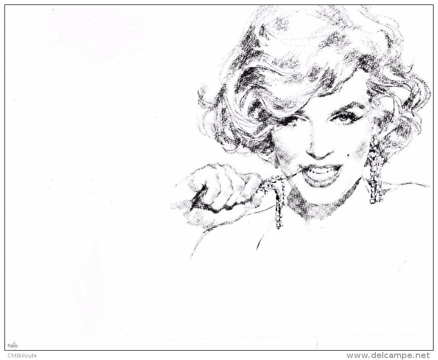 ACTRICE  /   M.M 12   / MARYLIN  MONROE  / POCHETTE 5 CARTES PAR  PEPE GONZALEZ       N°    CPM / CPSM   10 X 15   NEUVE - 5 - 99 Postcards