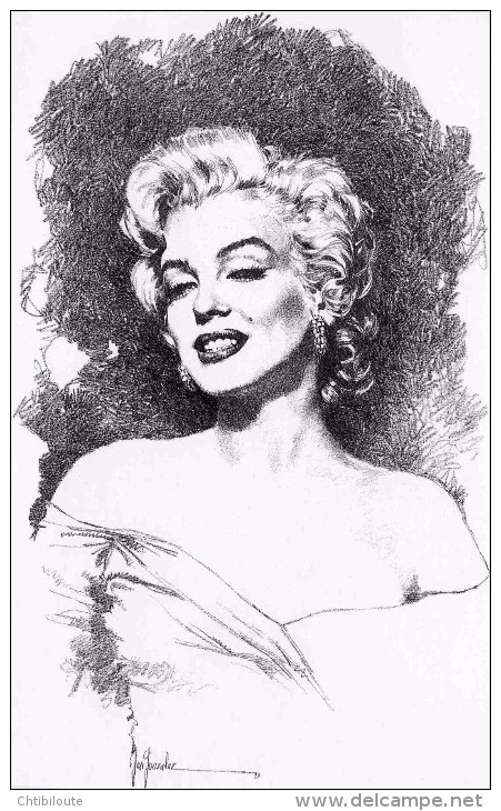 ACTRICE  /   M.M 12   / MARYLIN  MONROE  / POCHETTE 5 CARTES PAR  PEPE GONZALEZ       N°    CPM / CPSM   10 X 15   NEUVE - 5 - 99 Postcards