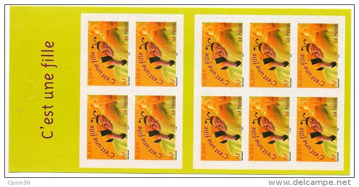 Timbres - C'est Une Fille - Faciale 5.00 € - Bloc N° 3635 - People