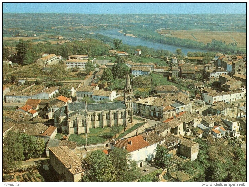 V1078 Cpsm 47 Meilhan -  Vue Aérienne - Meilhan Sur Garonne