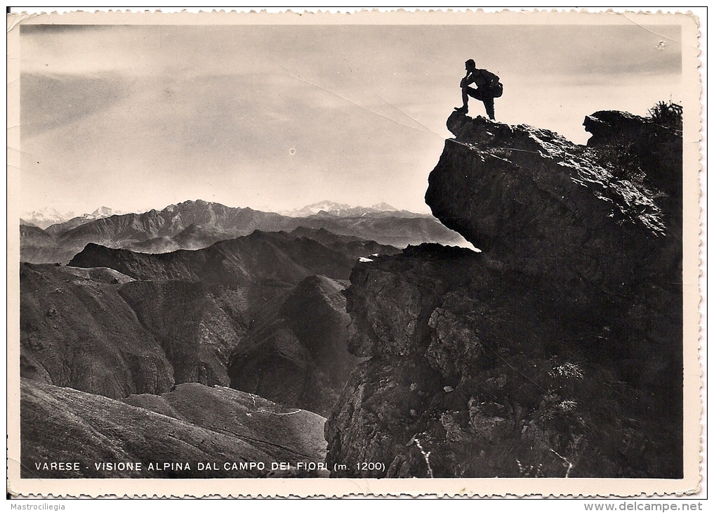 CAMPO DEI FIORI  VARESE  Fg  Alpinismo  Rocciatore - Escalade