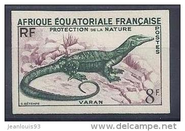 AEF - 231   VARAN NON DENTELE NEUF** LUXE MNH - Neufs