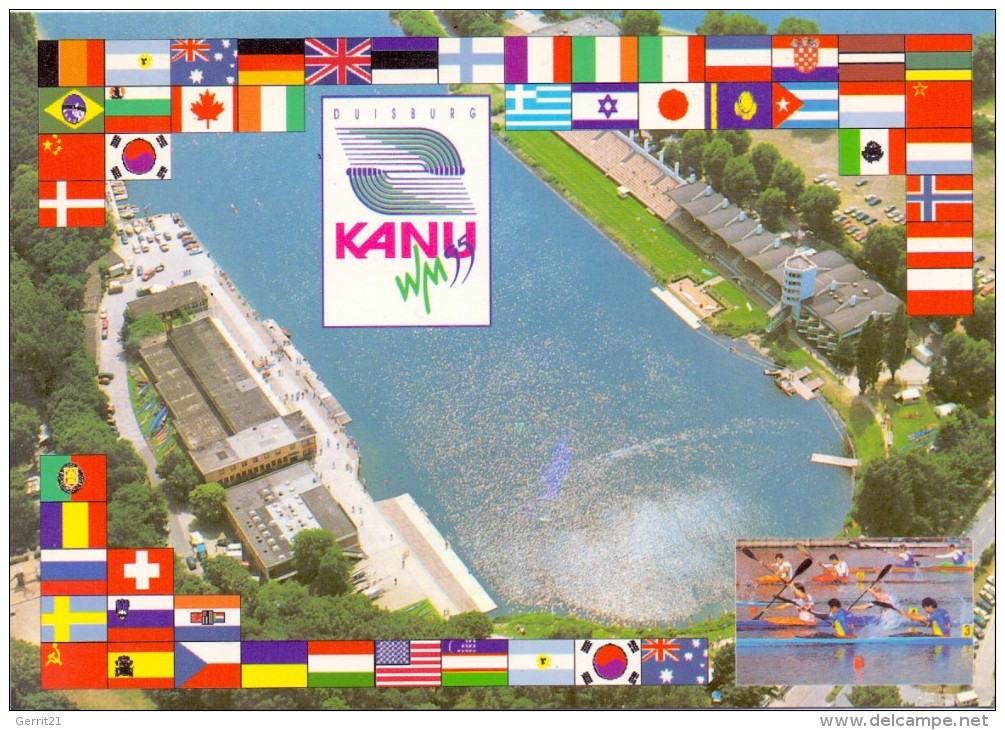 SPORT - KANU - WM 1995 Duisburg, 2 AK - Aviron