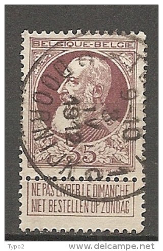 BELGIQUE - Yv. N° 77  (o)   35c   Cote  2,25 Euro  BE   2 Scans - 1905 Barba Grossa