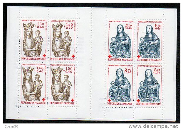 Timbres - Croix-Rouge - Vierge De Baillon 1983 - Faciale 14.40 Fr Ou 2.20 € - Croix Rouge