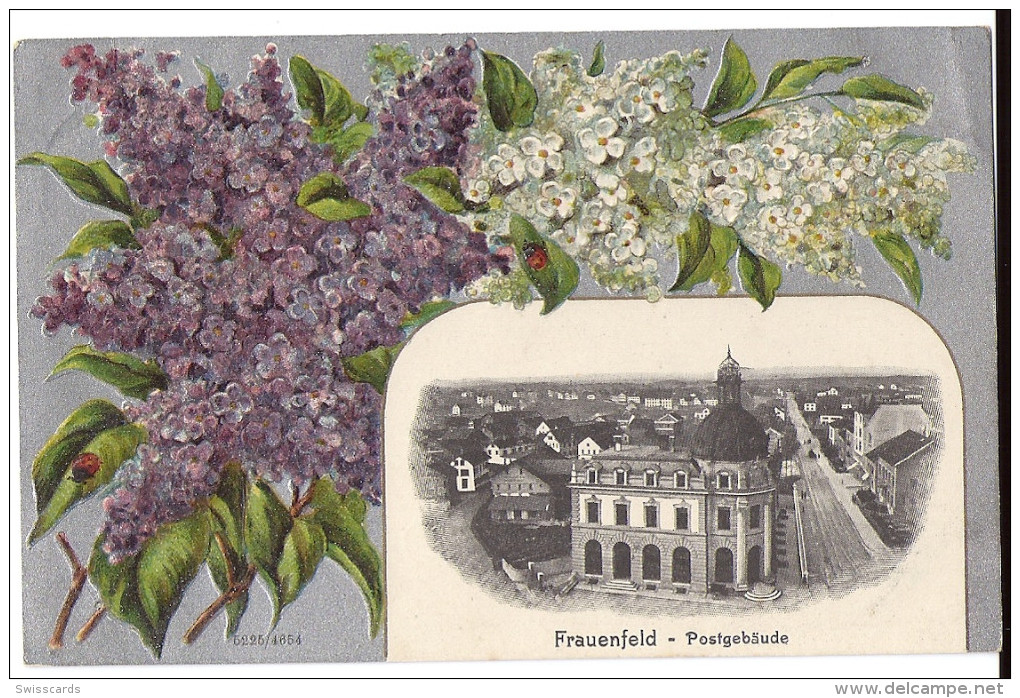 FRAUENFELD: Postamt, Präge-AK 1911 - Frauenfeld