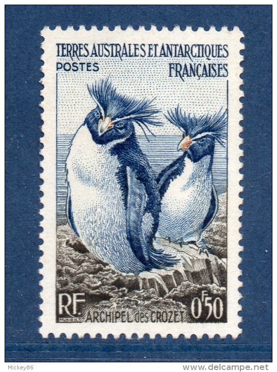 TAAF--1956--Manchots Gorfous 0f50-- N° 2 --Neuf  (sans Colle) - Unused Stamps