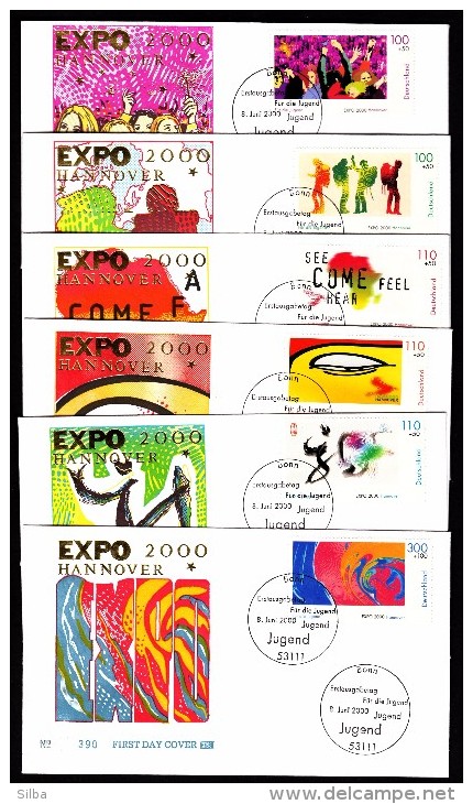 Germany Bonn 2000 / For Youth / EXPO 2000 Hannover Africa / Jugend / FDC - 2000 – Hannover (Germania)