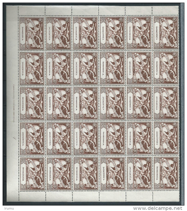 Dominica UPU Part Sheet (SN 2517) - Dominica (...-1978)